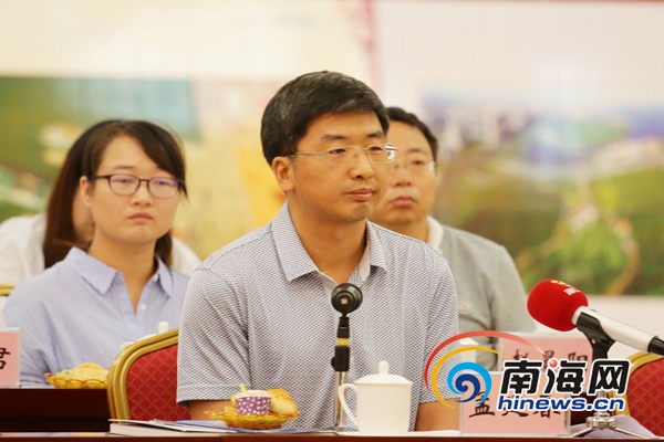 清华大学公共管理学院教授孟延春(南海网记者 刘洋 摄)