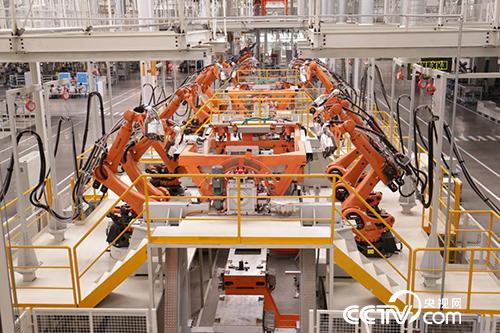 长春奥迪Q工厂焊装车间高自动化率焊装生产线