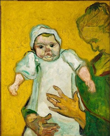 文森特·梵高 《母亲鲁林与她的孩子》