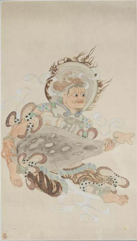 风神（唐窟） 108x61.5，1947