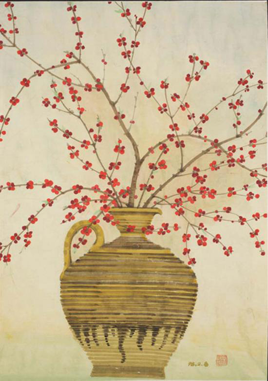 固安小红果 ，常沙娜，1998 ，65.5×46cm