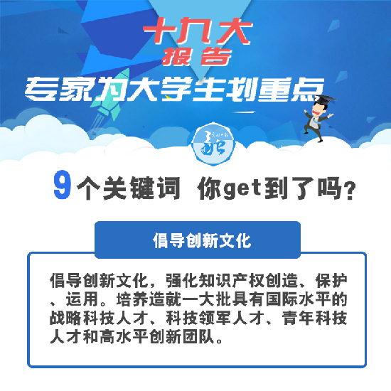 【专家为大学生划重点】十九大报告9个关键词,你get到了吗