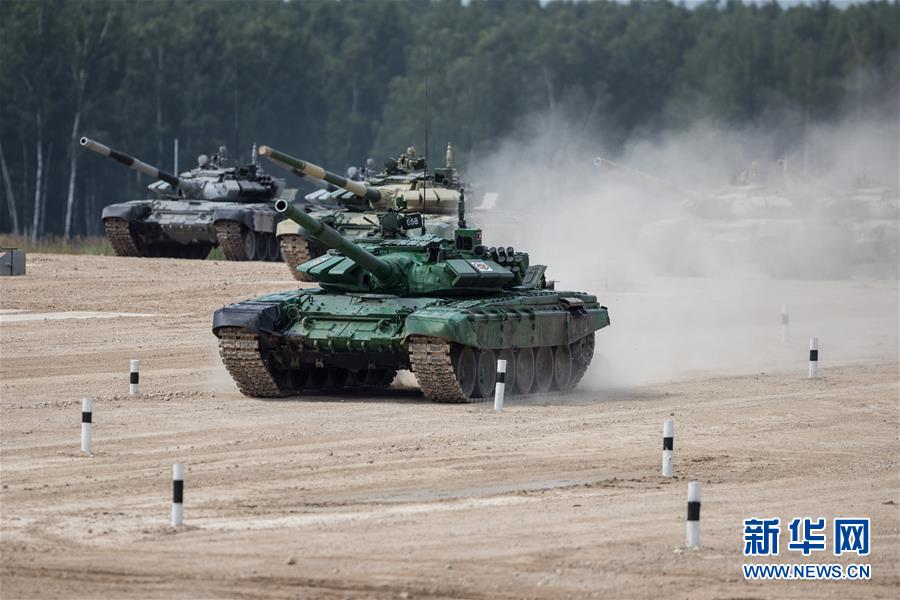 （XHDW）（1）中国“坦克两项”代表队在俄首赛告捷