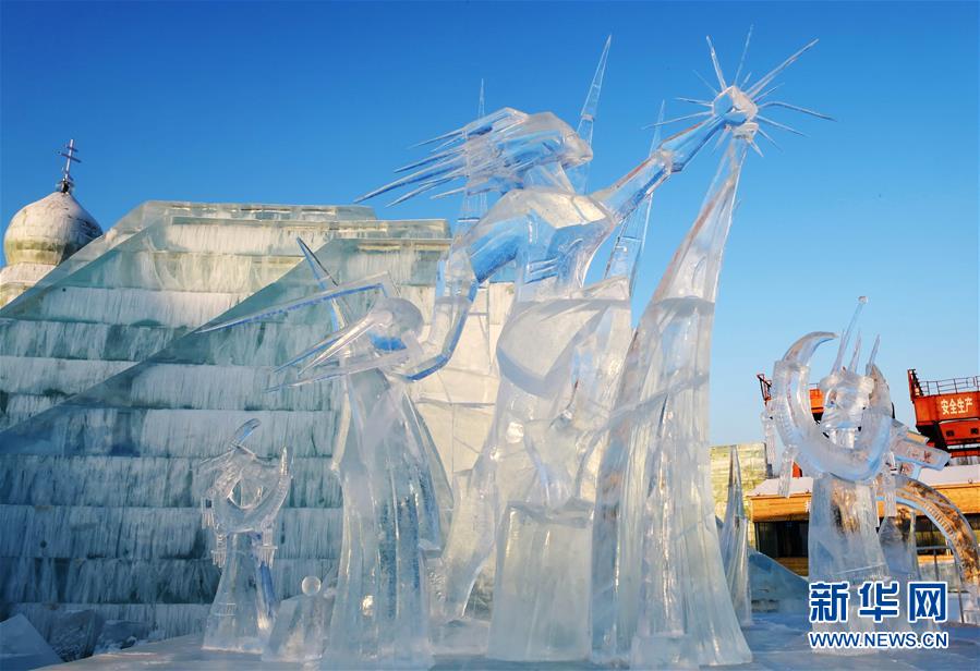 （文化）（5）哈尔滨国际组合冰冰雕比赛落幕