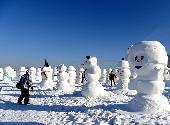 （社会）（4）2018个雪人亮相哈尔滨