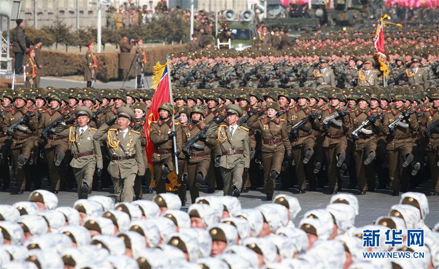（国际）（3）朝鲜举行阅兵式庆祝建军70周年