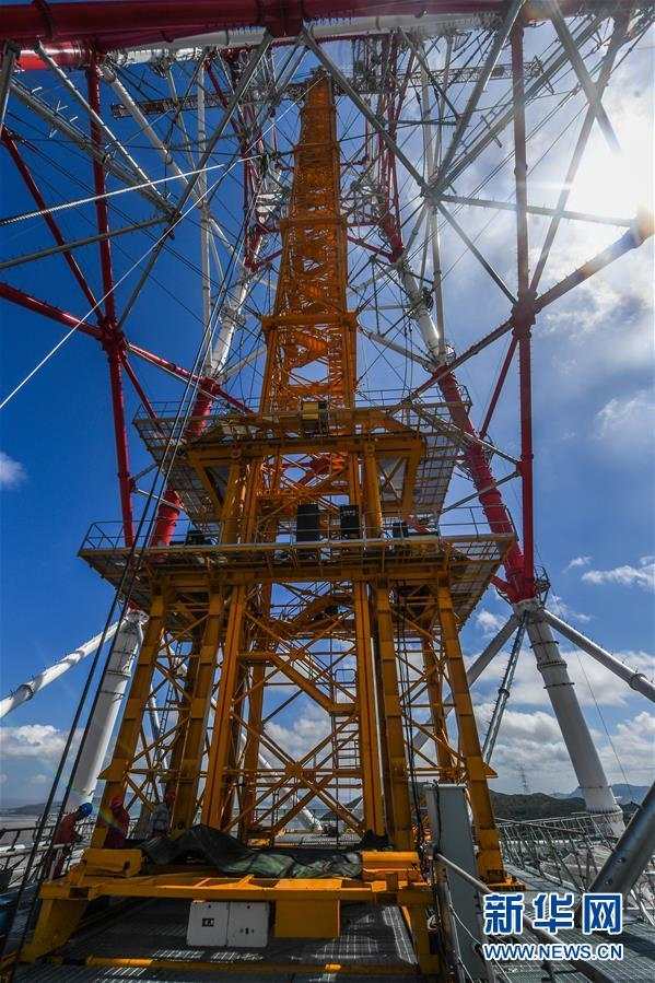 （经济）（6）世界最高输电铁塔进入施工冲刺阶段