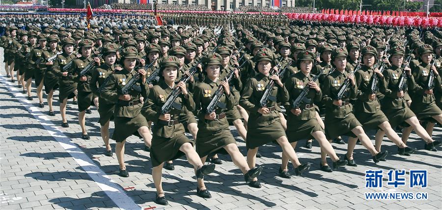 （国际）（6）朝鲜举行阅兵集会庆祝建国70周年