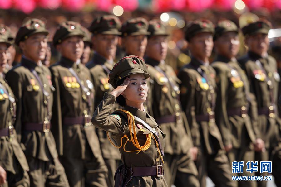 （国际）（18）朝鲜举行阅兵集会庆祝建国70周年