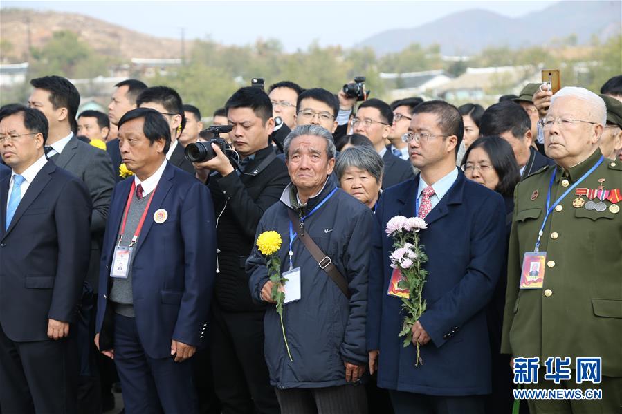 （国际）（3）中朝举行中国人民志愿军烈士陵园修缮竣工仪式