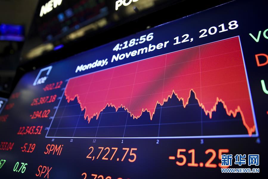 （国际）（2）纽约股市三大股指12日下跌