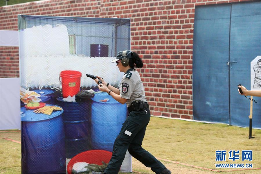 （社会）（5）第二届世界警察手枪射击比赛于广东开赛