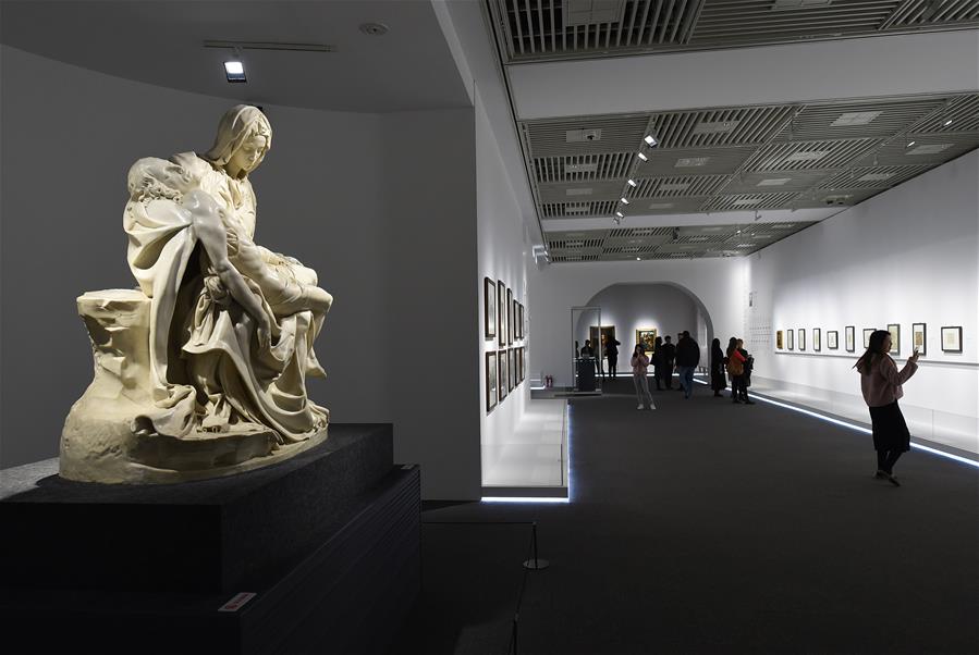 （文化）（2）《世界巨匠——意大利文艺复兴三杰》特展南京开幕