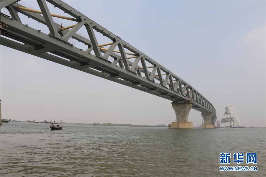 （国际）（4）孟加拉国帕德玛大桥项目第七跨钢梁架设完成