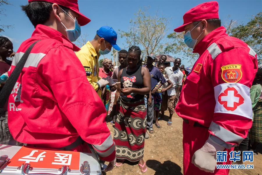 （国际）（6）中国救援队在莫桑比克展开医疗救助行动