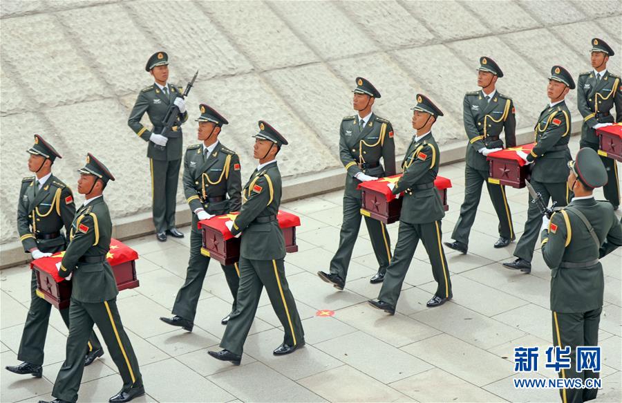 （社会）（12）第六批在韩中国人民志愿军烈士遗骸在沈阳安葬