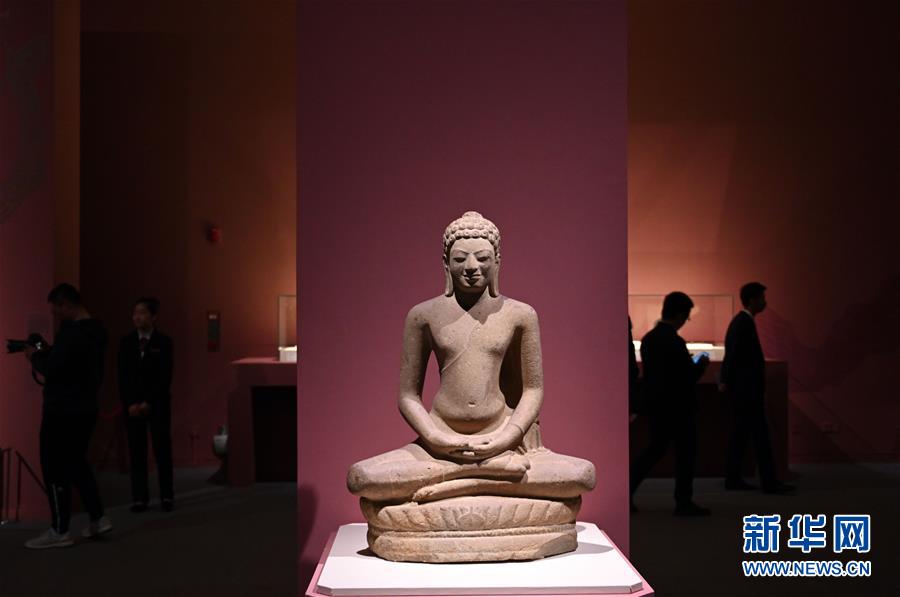 （文化）（5）丝绸之路国家博物馆文物精品展在京开幕
