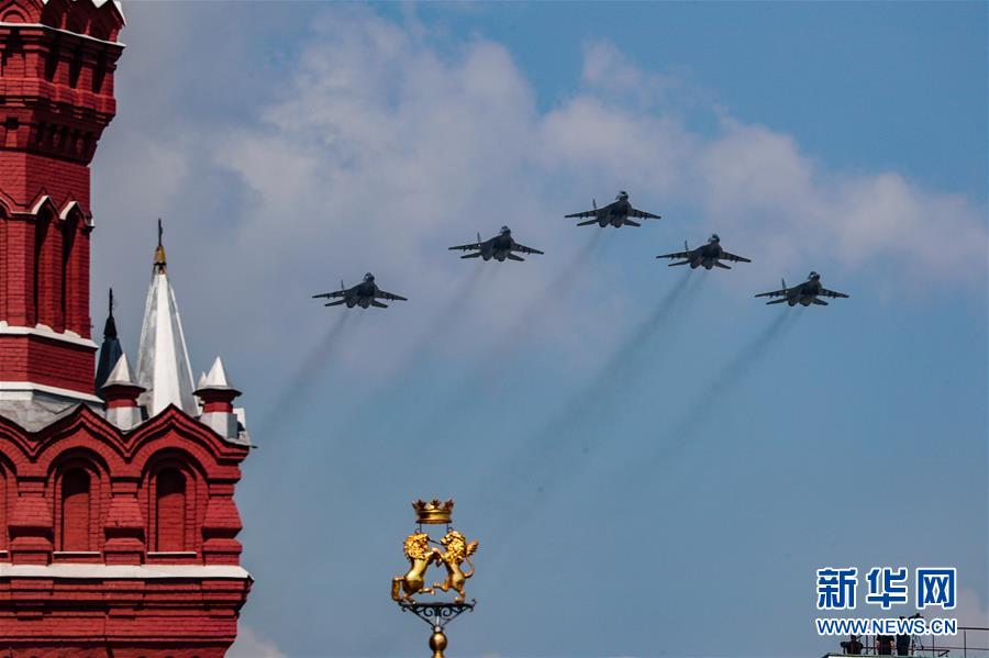 （国际）（7）俄罗斯举行胜利日阅兵式彩排