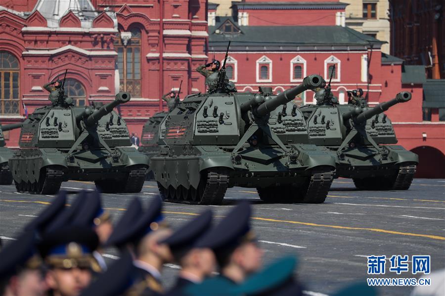 （国际）（10）俄罗斯举行胜利日阅兵式彩排