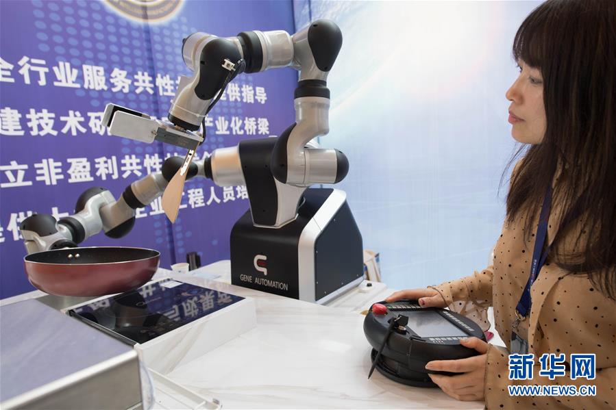（科技）（2）第六届中国机器人峰会在浙江开幕