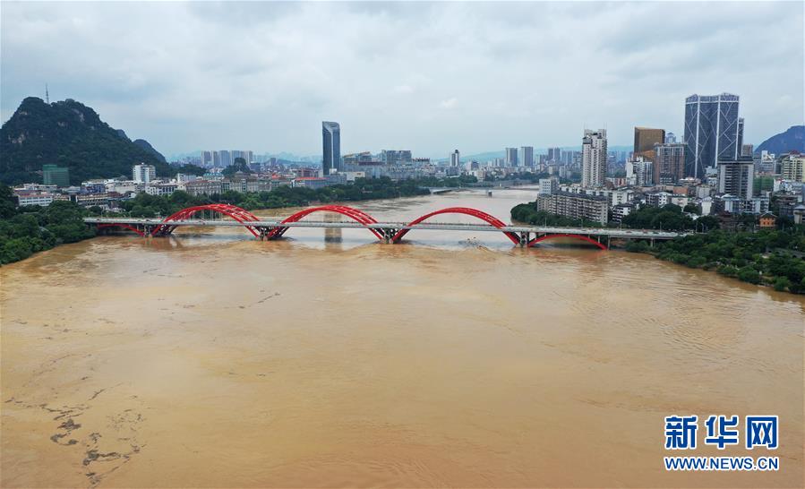 #（社会）（1）广西柳州：洪峰过境