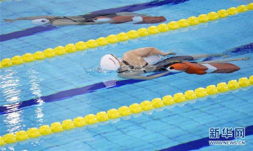 （军运会）（7）水上救生——女子50米假人救生：中国队包揽冠亚军