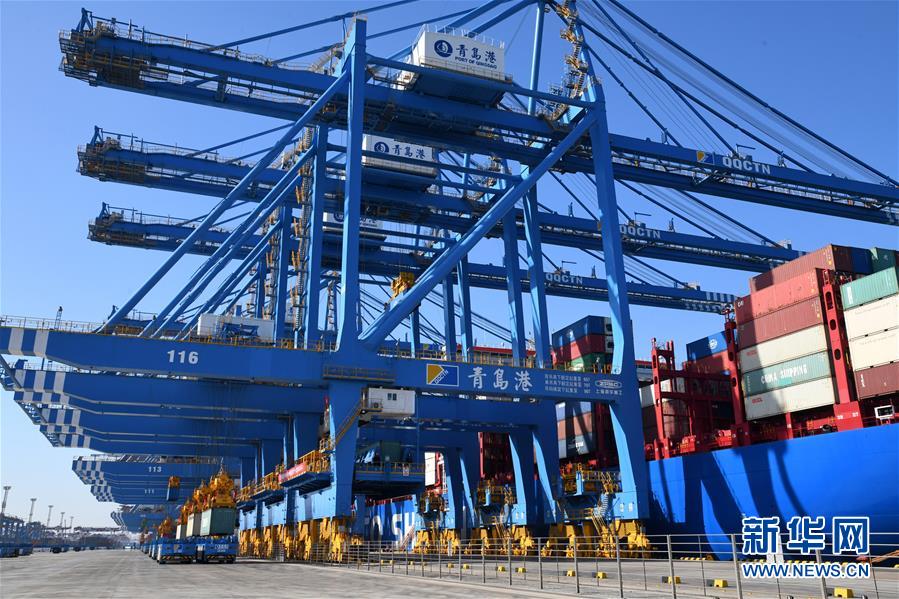 （经济）（3）青岛港全自动化码头（二期）投产运营