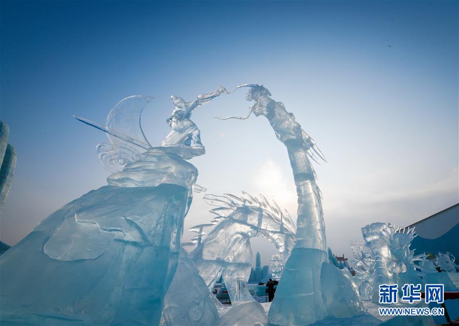（社会）（4）第九届中国·哈尔滨国际组合冰雕比赛落幕