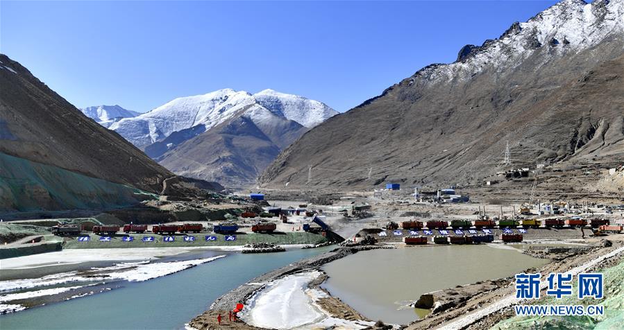 （图文互动）（1）西藏湘河水利工程如期成功截流