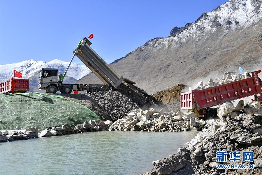 （图文互动）（4）西藏湘河水利工程如期成功截流