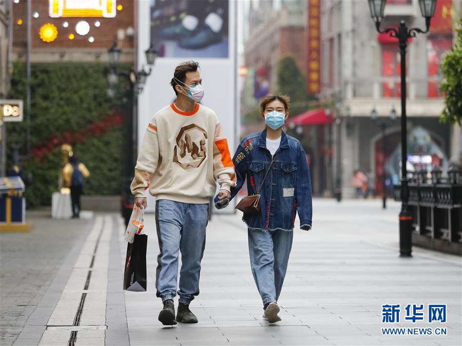 （聚焦复工复产）（5）武汉步行街：慢慢恢复的城市活力