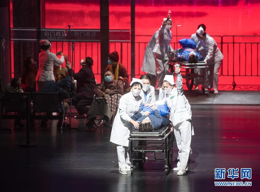 （文化）（2）抗疫题材民族歌剧《天使日记》在武汉首演
