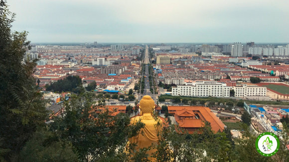 灌云大伊山亚洲第一高锻铜坐佛十一黄金周首