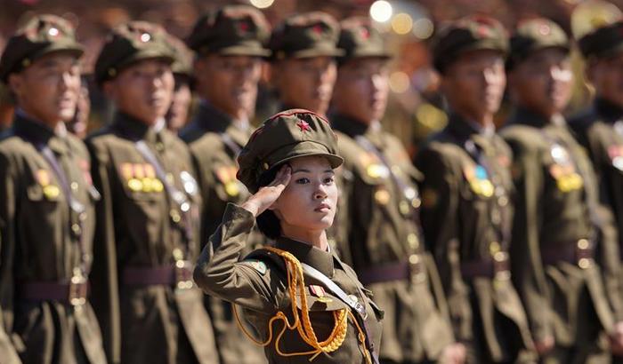 （国际）（18）朝鲜举行阅兵集会庆祝建国70周年
