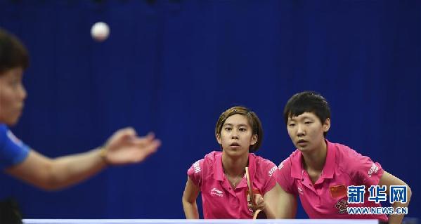 （体育）（1）乒乓球——亚锦赛：王曼昱/陈可晋级女双八强