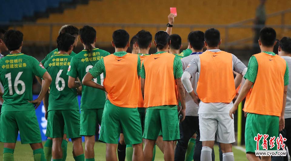 国安主场平苏宁 伊尔马兹冲动染红