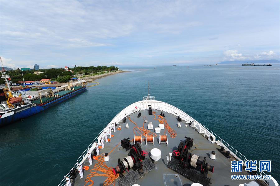 （国际）（2）和平方舟医院船结束东帝汶访问启程回国