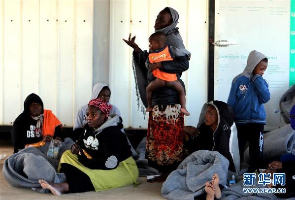 （国际）（3）近300名非法移民在利比亚西部海域获救 