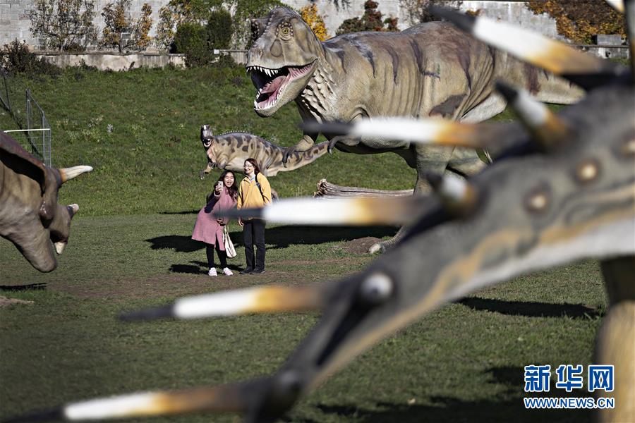 （国际）（5）苏黎世湖畔的恐龙模型展
