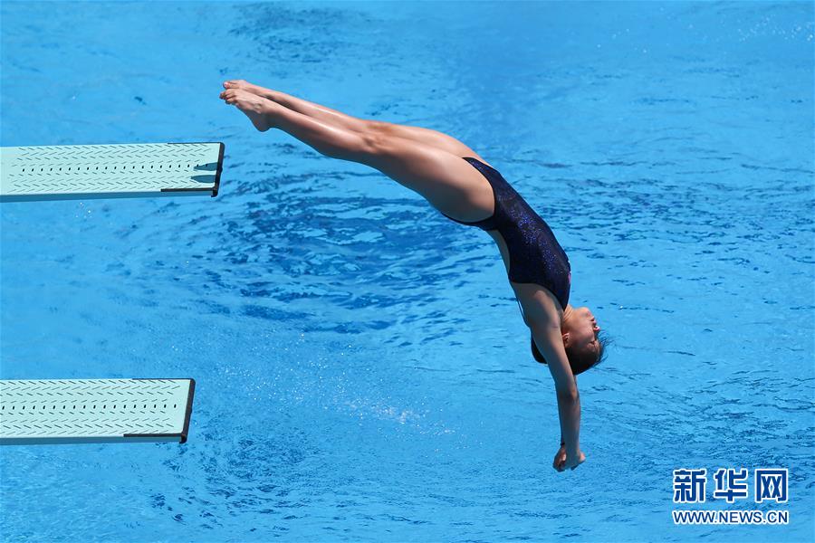（大运会）（1）跳水——女子1米板决赛：中国选手包揽金银牌