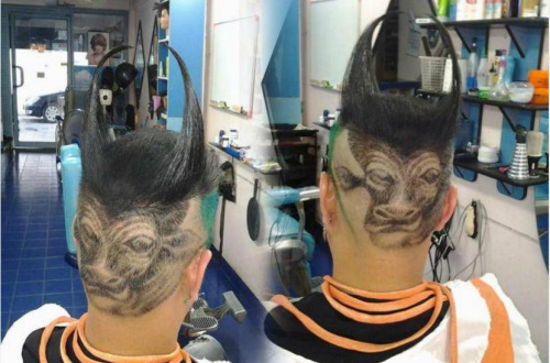 泰国网友修剪“牛气冲天”发型庆祝儿童节（图）