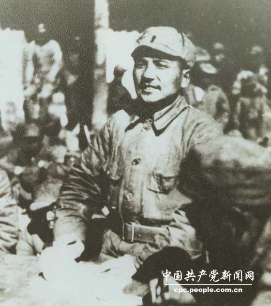 1938年春，邓小平在山西黎城县向部队进行战斗动员