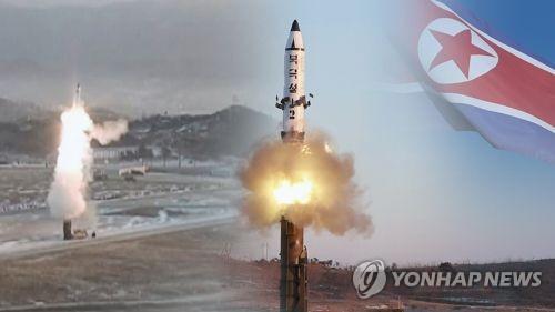 朝鲜进行发射活动。图片来源：韩联社