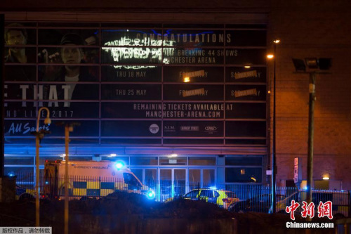 当地时间22日晚发生在曼彻斯特体育馆的爆炸事件，已经导致22人死亡