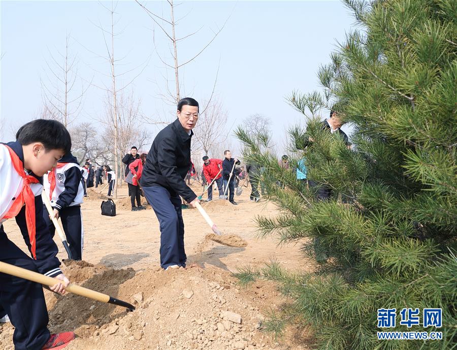 （XHDW）（9）党和国家领导人参加首都义务植树活动