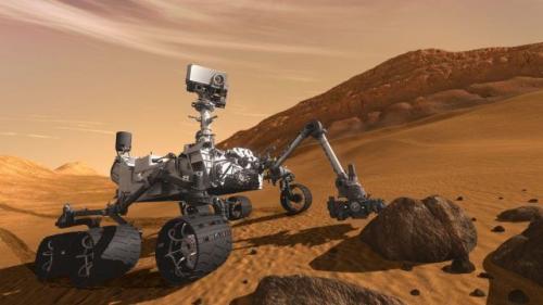 火星探测车好奇号。(图片来源：NASA)
