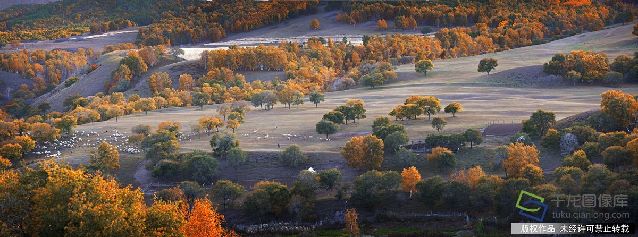 坝上秋色，乌兰布统草原的深秋风光--蛤蟆坝。2013920