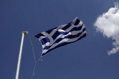 资料图：希腊国旗(图片来源：路透社)
