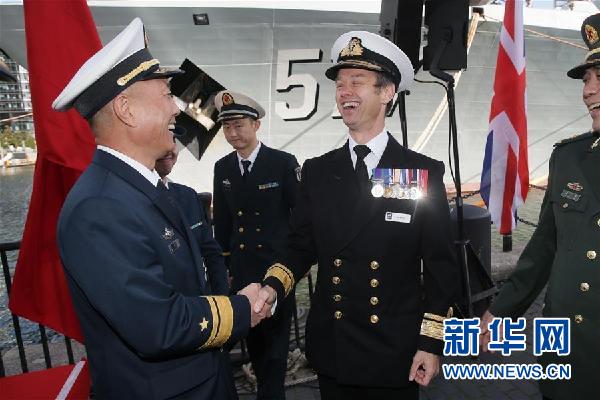 （国际）（2）中国海军第二十六批护航编队访问英国