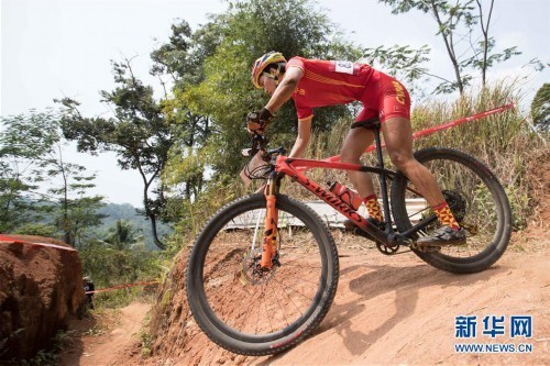（亚运会）（5）山地自行车——女子越野：中国选手包揽冠、亚军